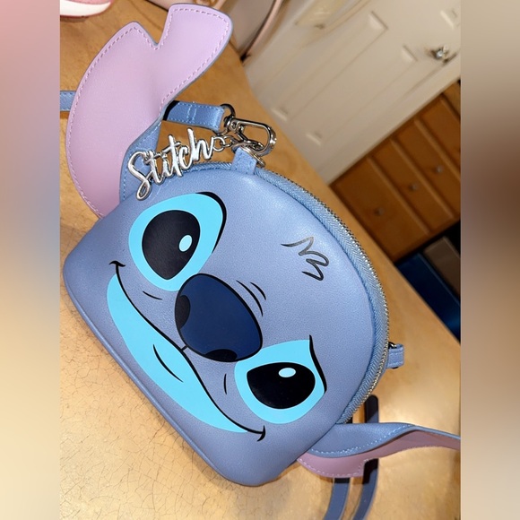 Disney Handbags - Disney Stitch Blue Crossbody Bag